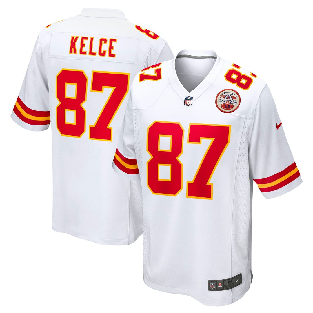 Kansas City Chiefs Travis Kelce Red Game Jersey