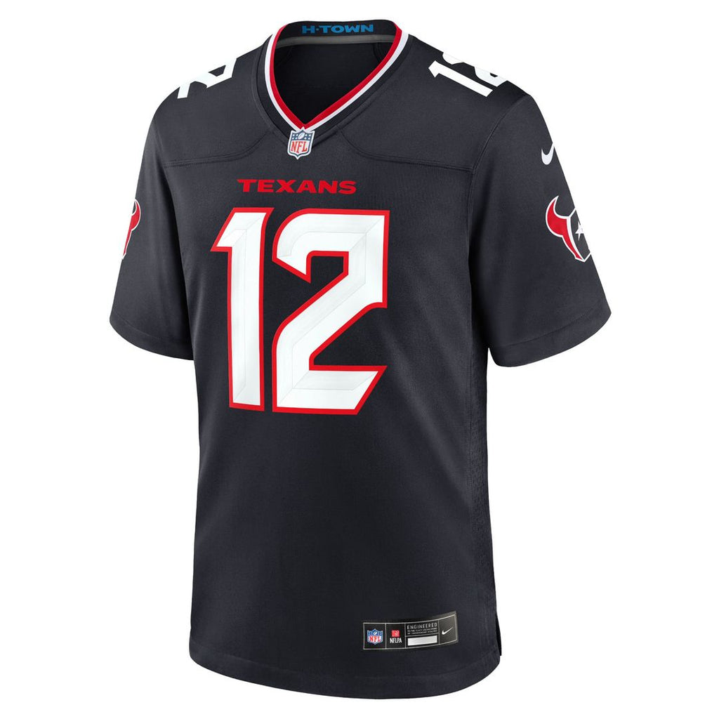 Houston Texans Nico Collins White Game Jersey