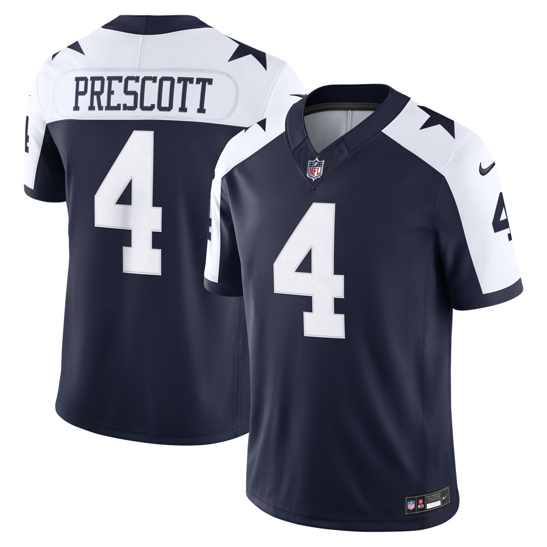 Dallas Cowboys Dak Prescott Navy Alternate Vapor F.U.S.E. Stitched Limited Jersey