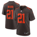 Cleveland Browns Denzel Ward Brown Alpha Dawg Game Jersey