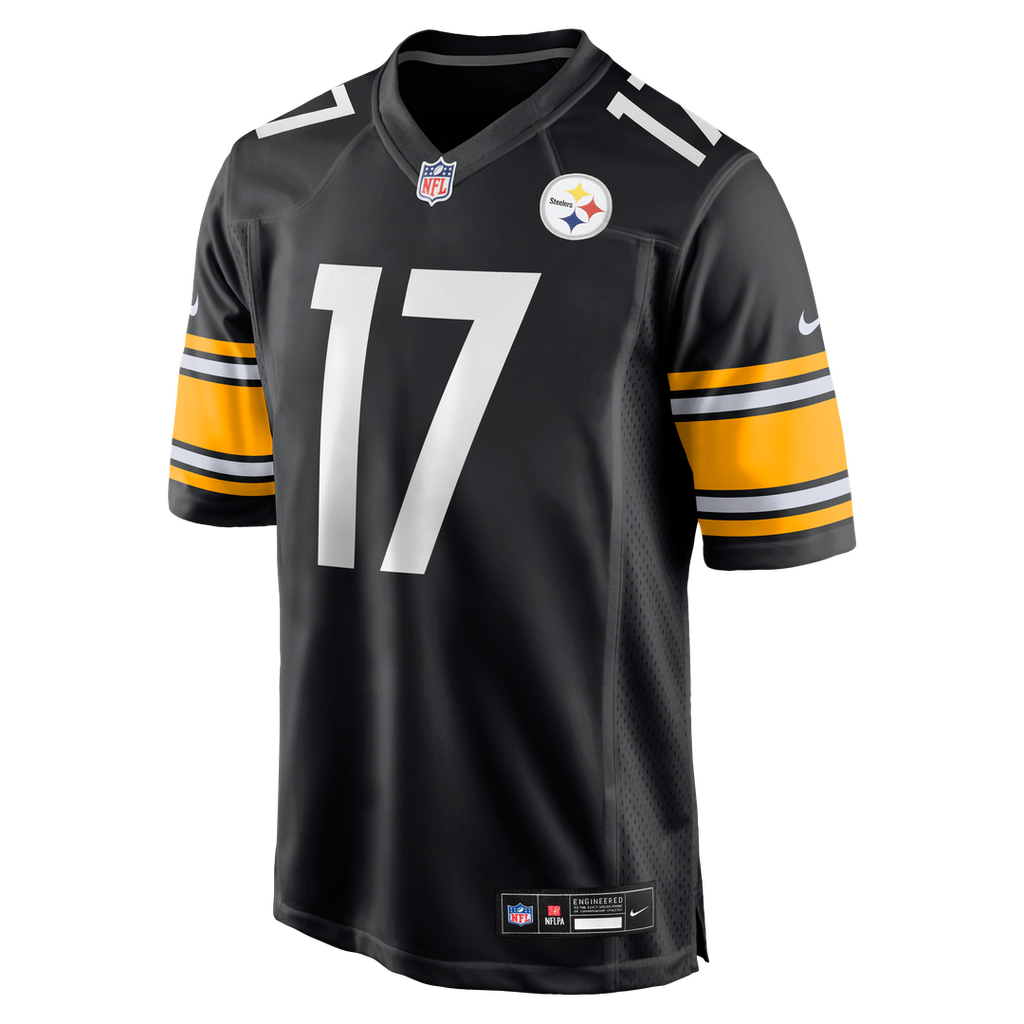 Pittsburgh Steelers Germie Bernard Black Game Jersey