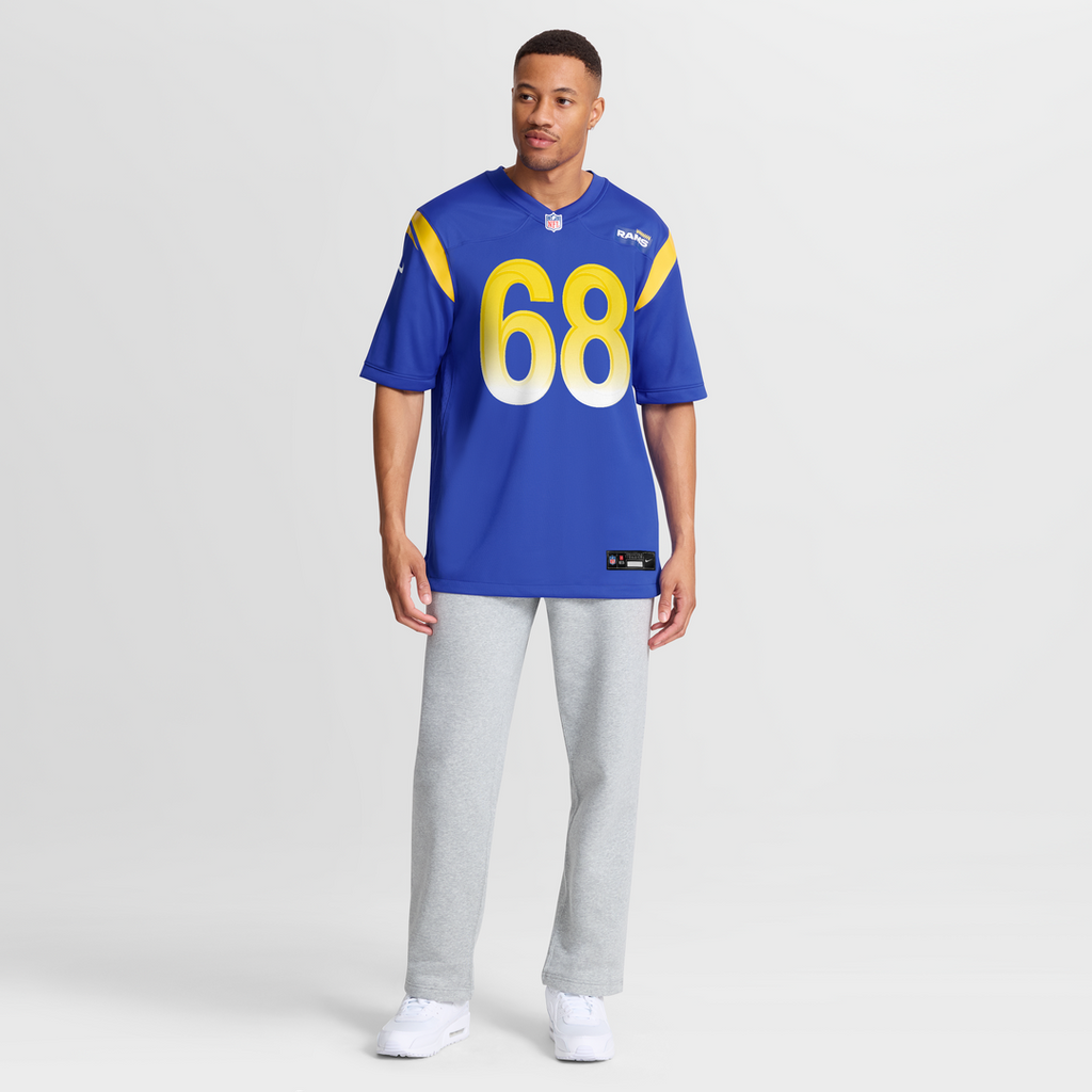 Los Angeles Rams David Quessenberry Royal Team Game Jersey