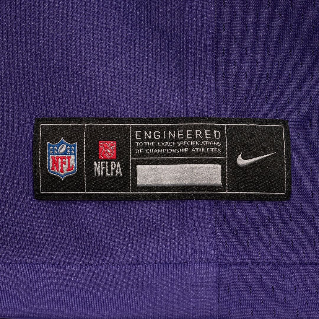Baltimore Ravens Number 1 Dad Purple Game Jersey