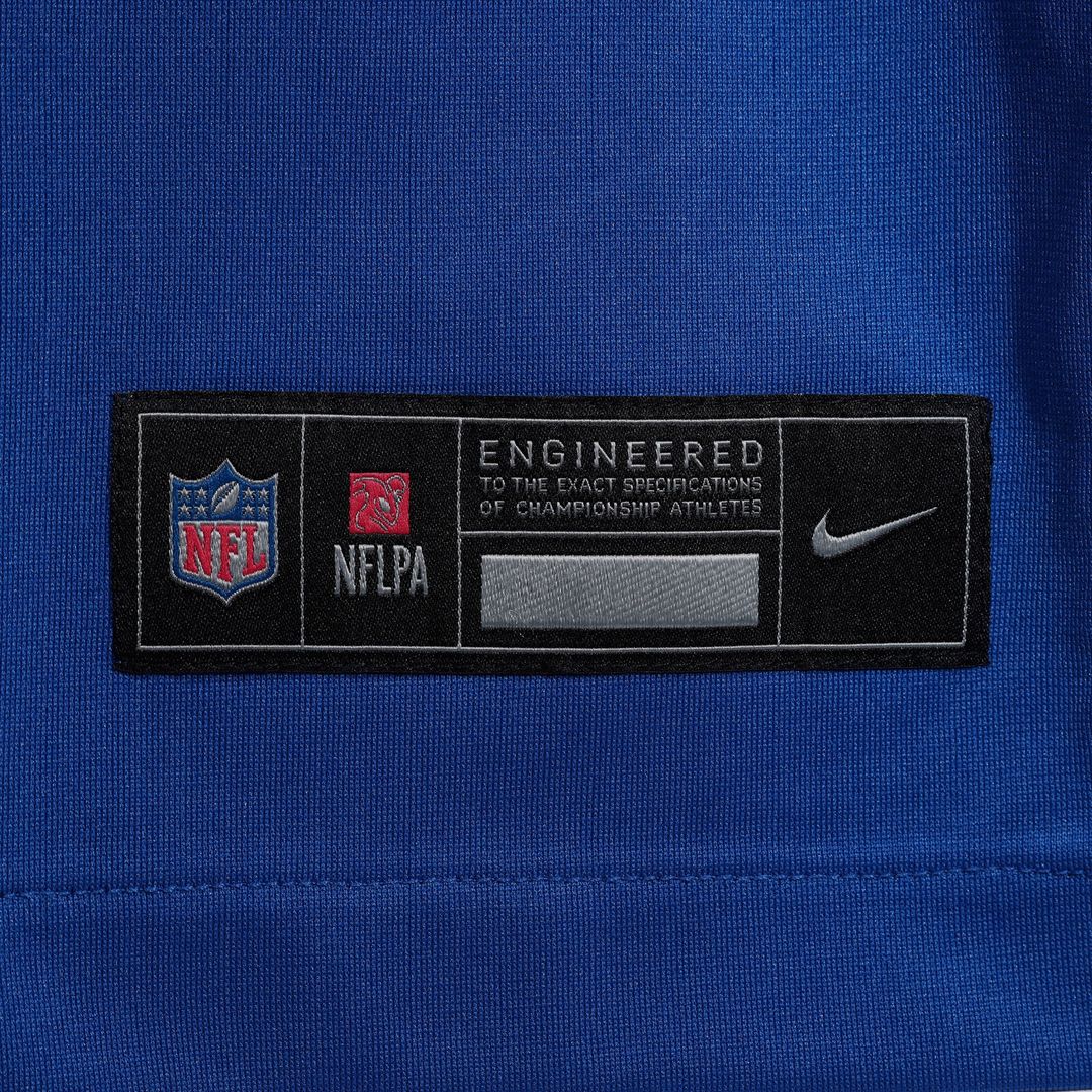 New York Giants Arvell Reese Royal Team Game Jersey