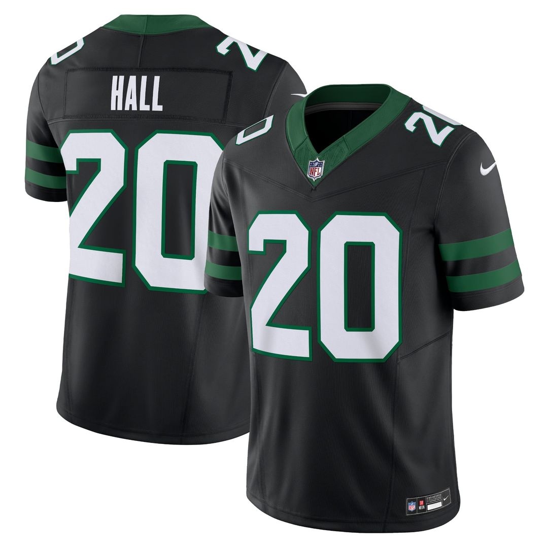 New York Jets Breece Hall Legacy White Vapor F.U.S.E. Limited Jersey