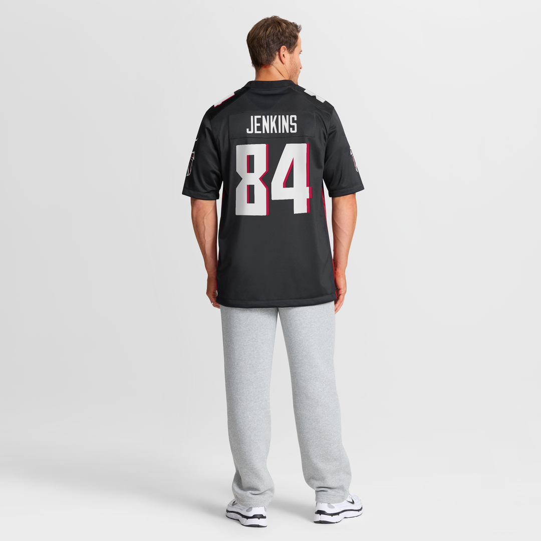 Atlanta Falcons Alfred Jenkins Black Game Retired Player Jersey