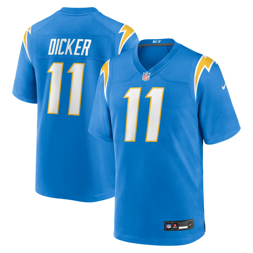 Los Angeles Chargers Cameron Dicker Powder Blue Game Jersey