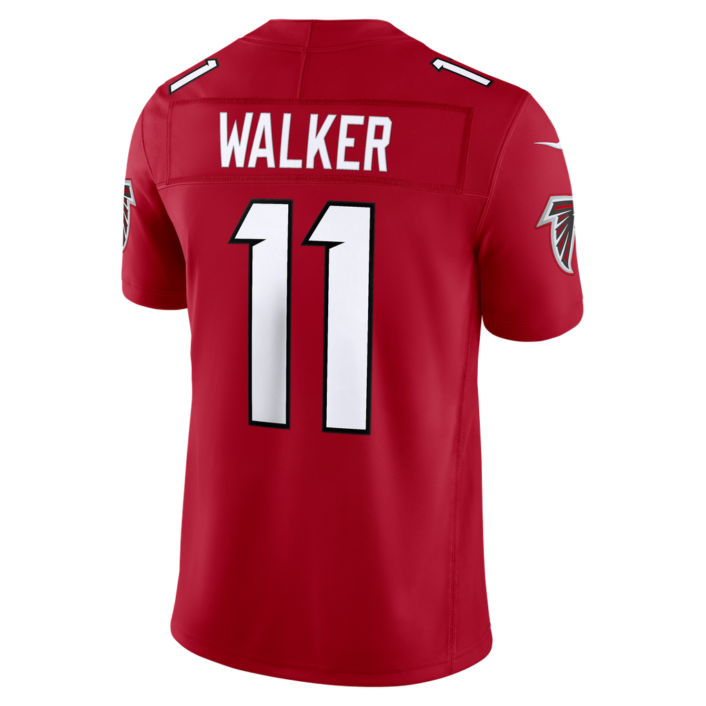Atlanta Falcons Jalon Walker Red Team Vapor F.U.S.E. Stitched Limited Jersey