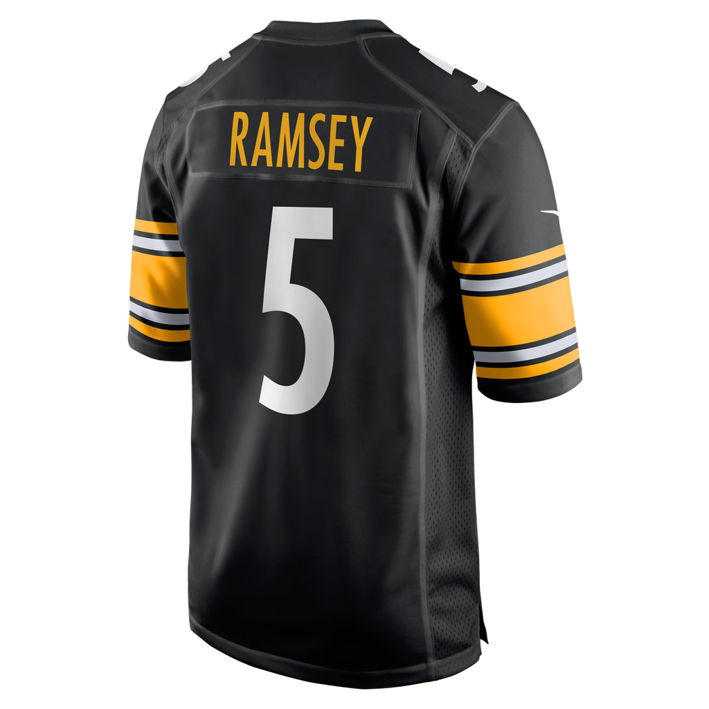 Pittsburgh Steelers Jalen Ramsey Black Team Game Jersey