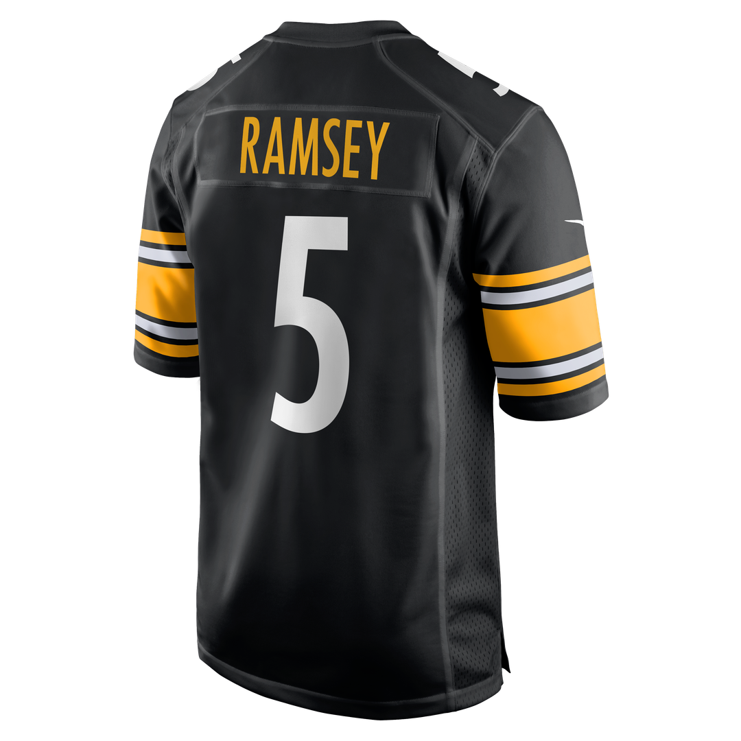 Pittsburgh Steelers Jalen Ramsey Black Team Game Jersey