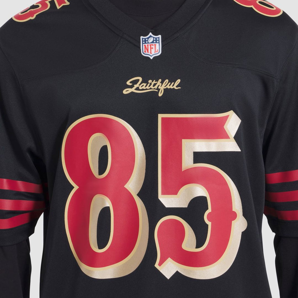 San Francisco 49ers George Kittle Black Rivalries Collection Game Jersey