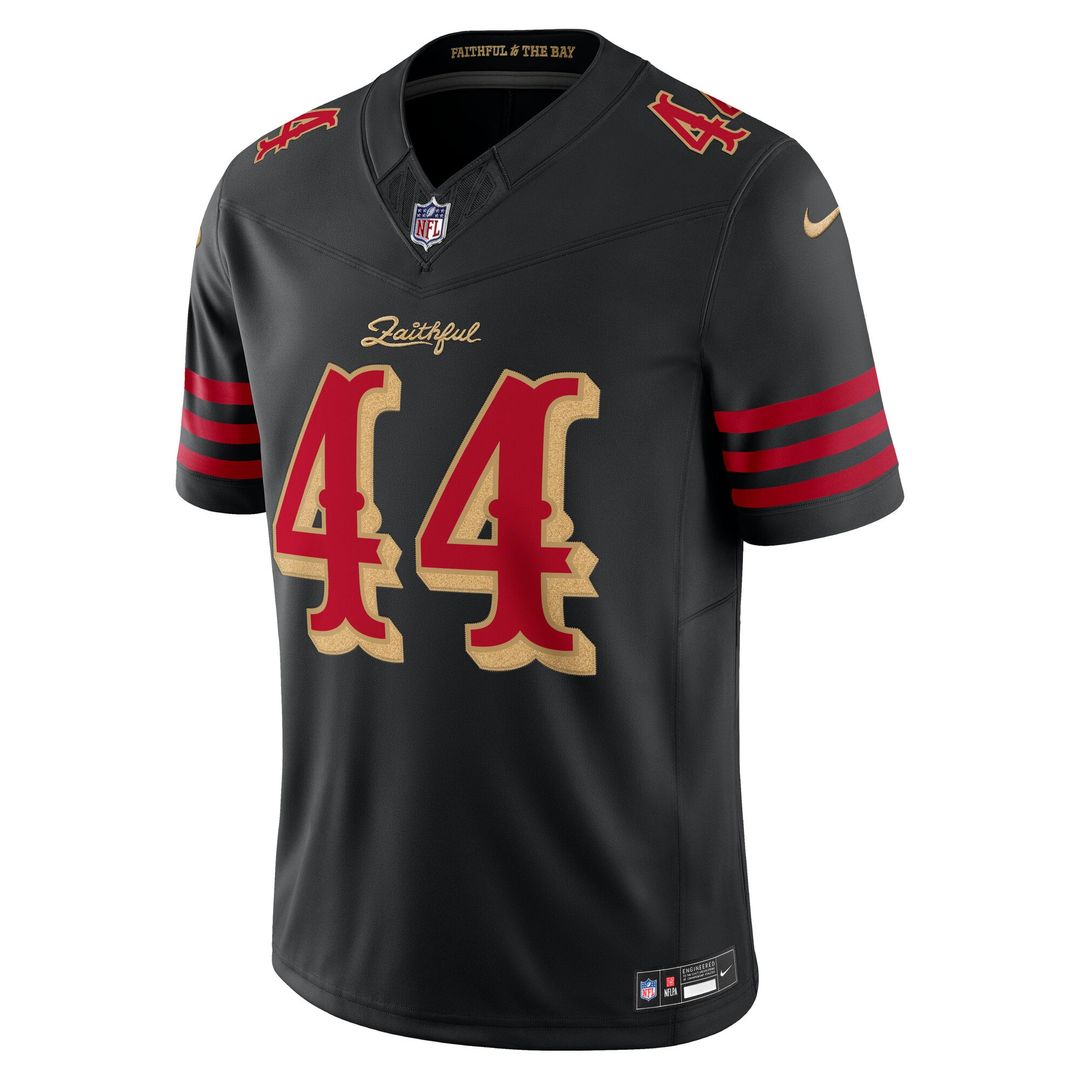San Francisco 49ers Kyle Juszczyk Black Rivalries Collection Stitched Limited Jersey