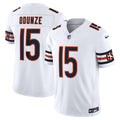 Chicago Bears Rome Odunze White Vapor F.U.S.E. Stitched Limited Jersey