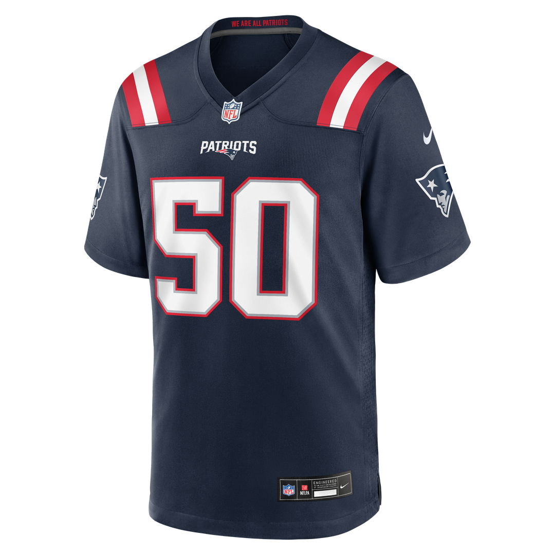 New England Patriots Mike Vrabel Navy Game Retired Player Jersey