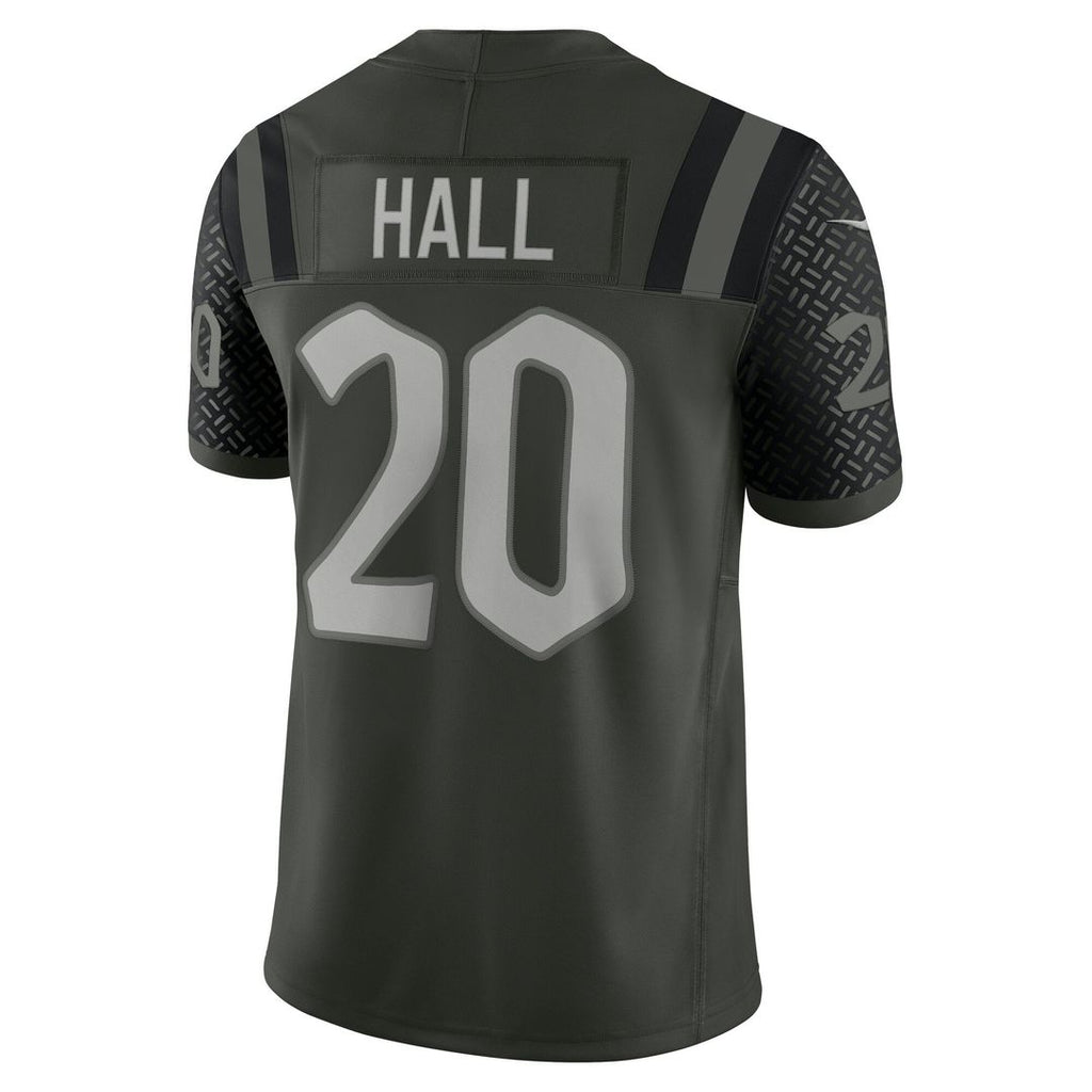 New York Jets Breece Hall Green Rivalries Collection Stitched Limited Jersey