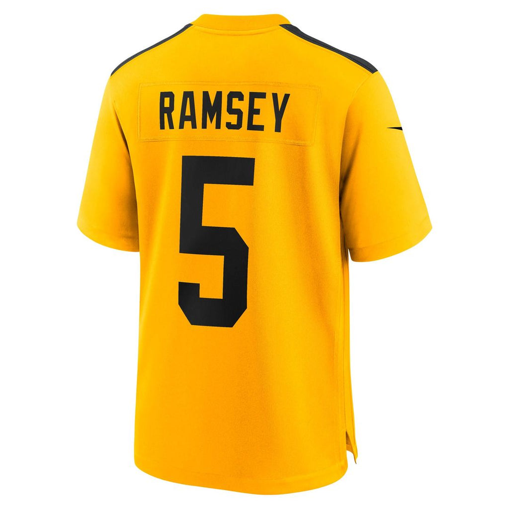 Pittsburgh Steelers Jalen Ramsey Black Team Game Jersey