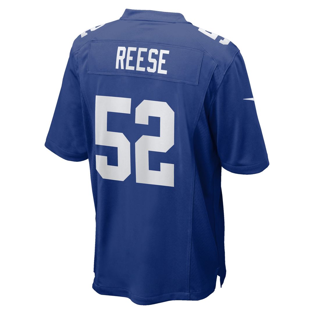 New York Giants Arvell Reese Royal Team Game Jersey