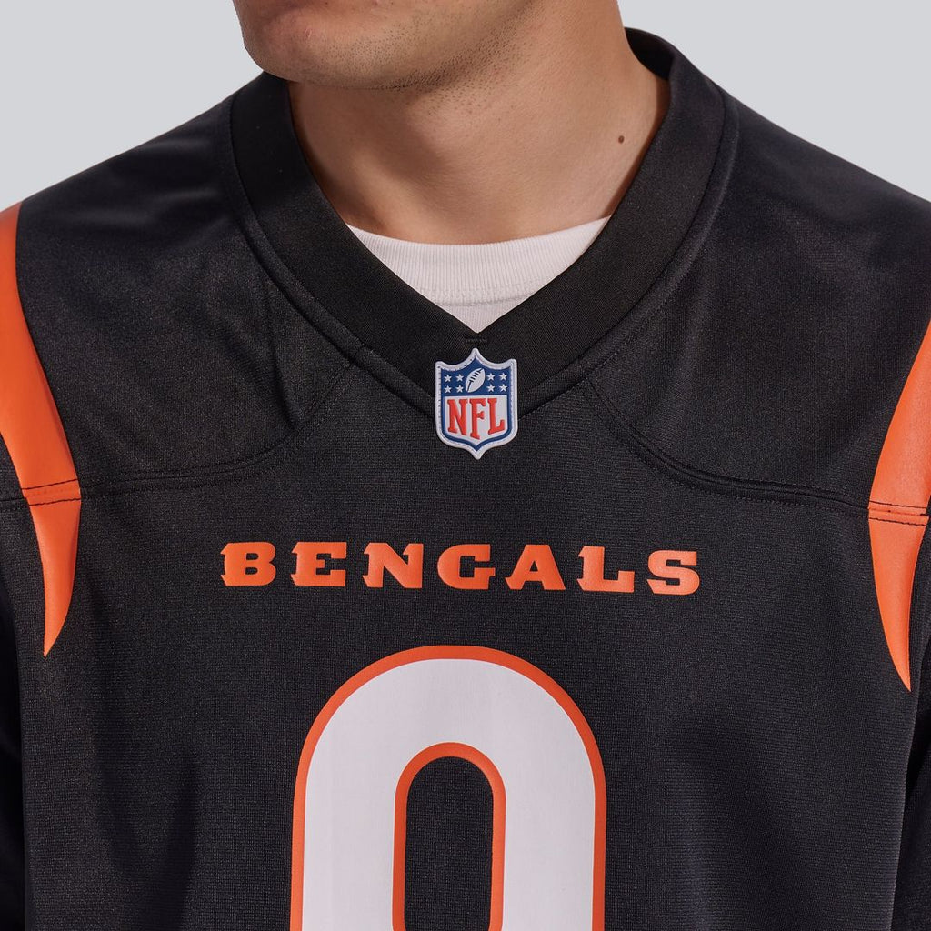 Cincinnati Bengals Joe Burrow Orange Alternate Game Jersey