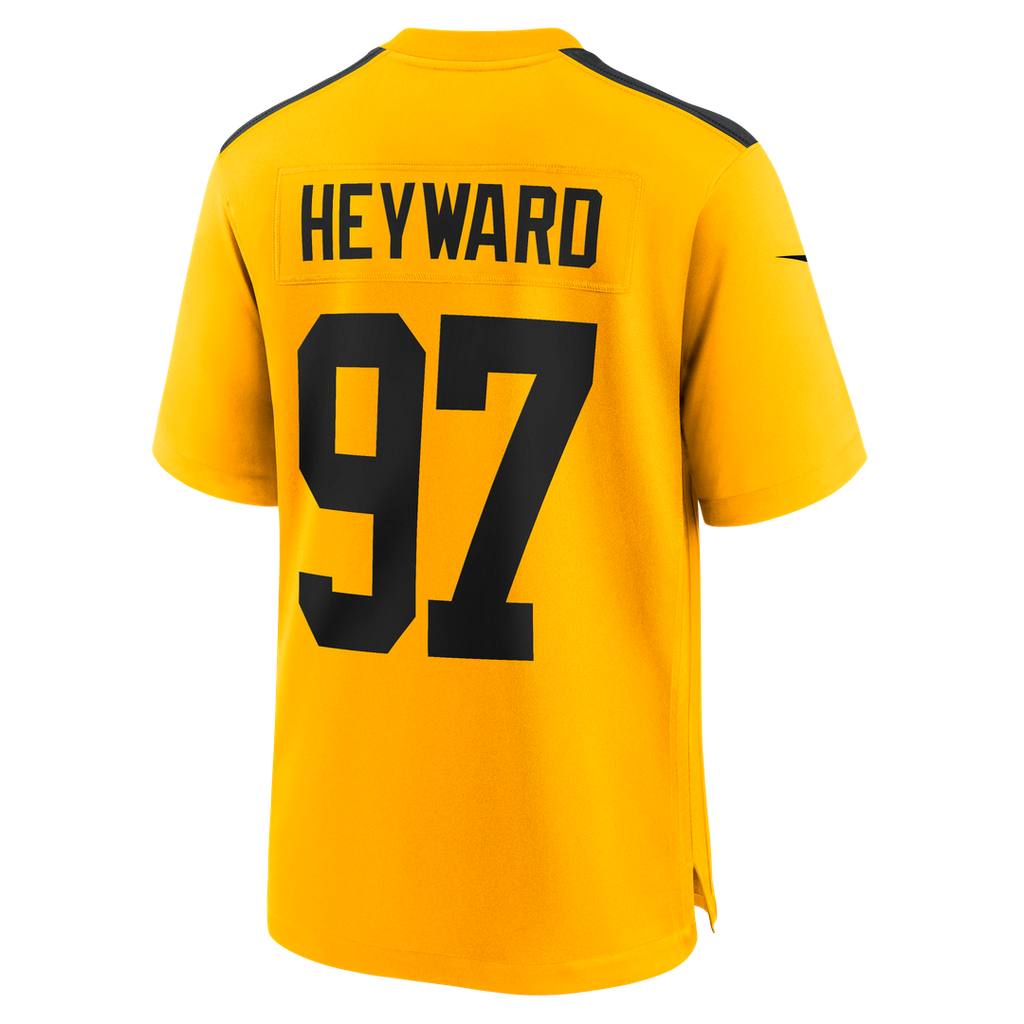 Pittsburgh Steelers Cameron Heyward Gold Alternate 1933 Throwback Game Jersey