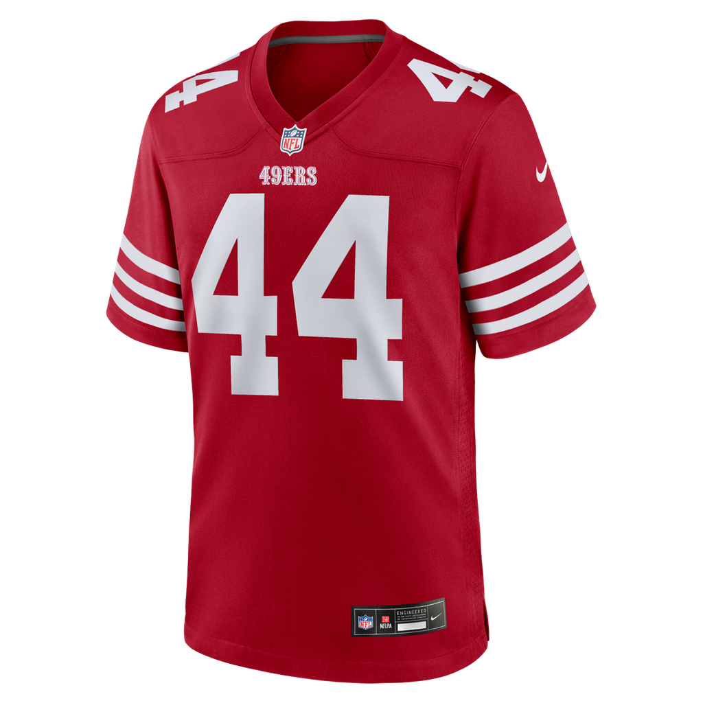 San Francisco 49ers Kyle Juszczyk Scarlet Player Game Jersey