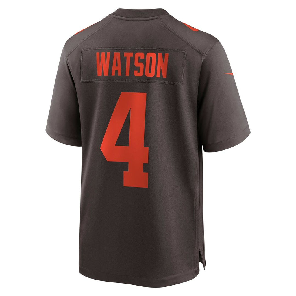 Cleveland Browns Deshaun Watson White Alternate Game Jersey