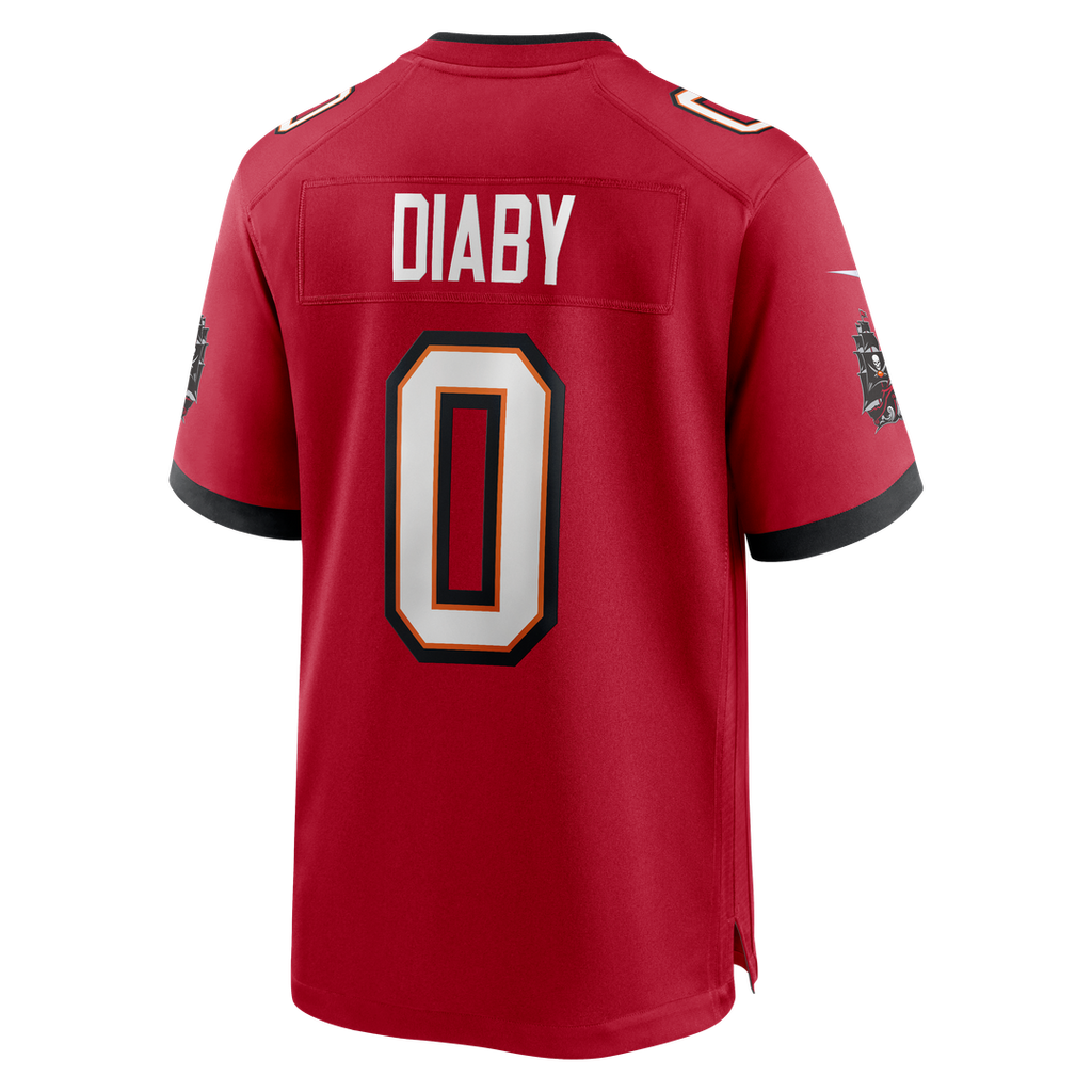 Tampa Bay Buccaneers YaYa Diaby Red Game Jersey