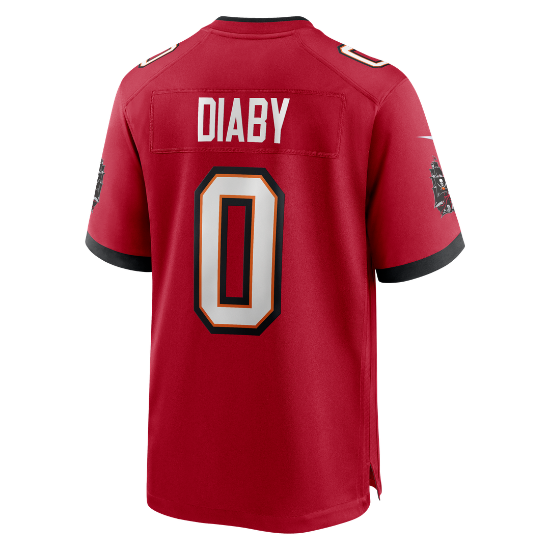 Tampa Bay Buccaneers YaYa Diaby Red Game Jersey