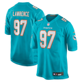 Miami Dolphins Rashard Lawrence Aqua Team Game Jersey