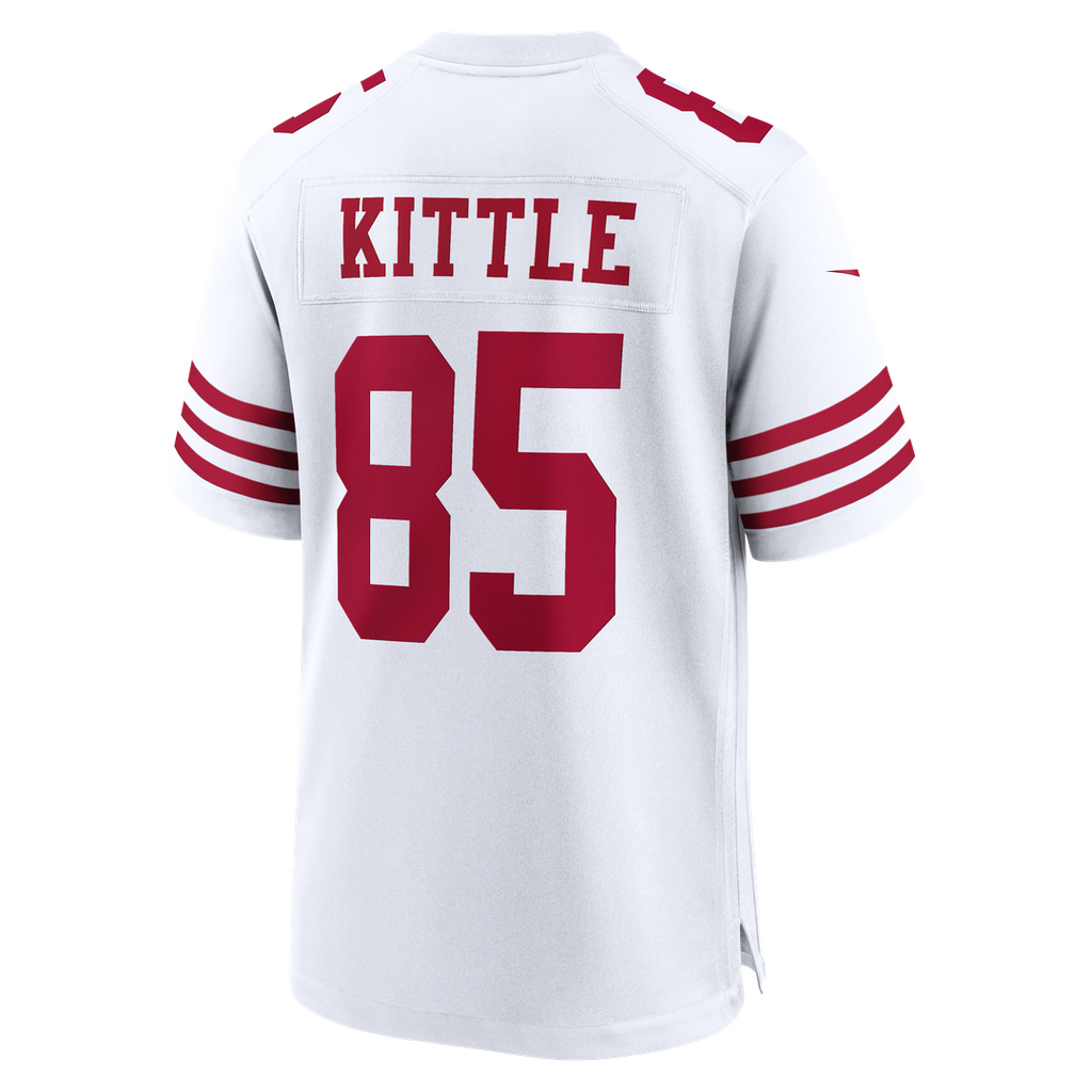 San Francisco 49ers George Kittle Scarlet 80th Anniversary Game Jersey