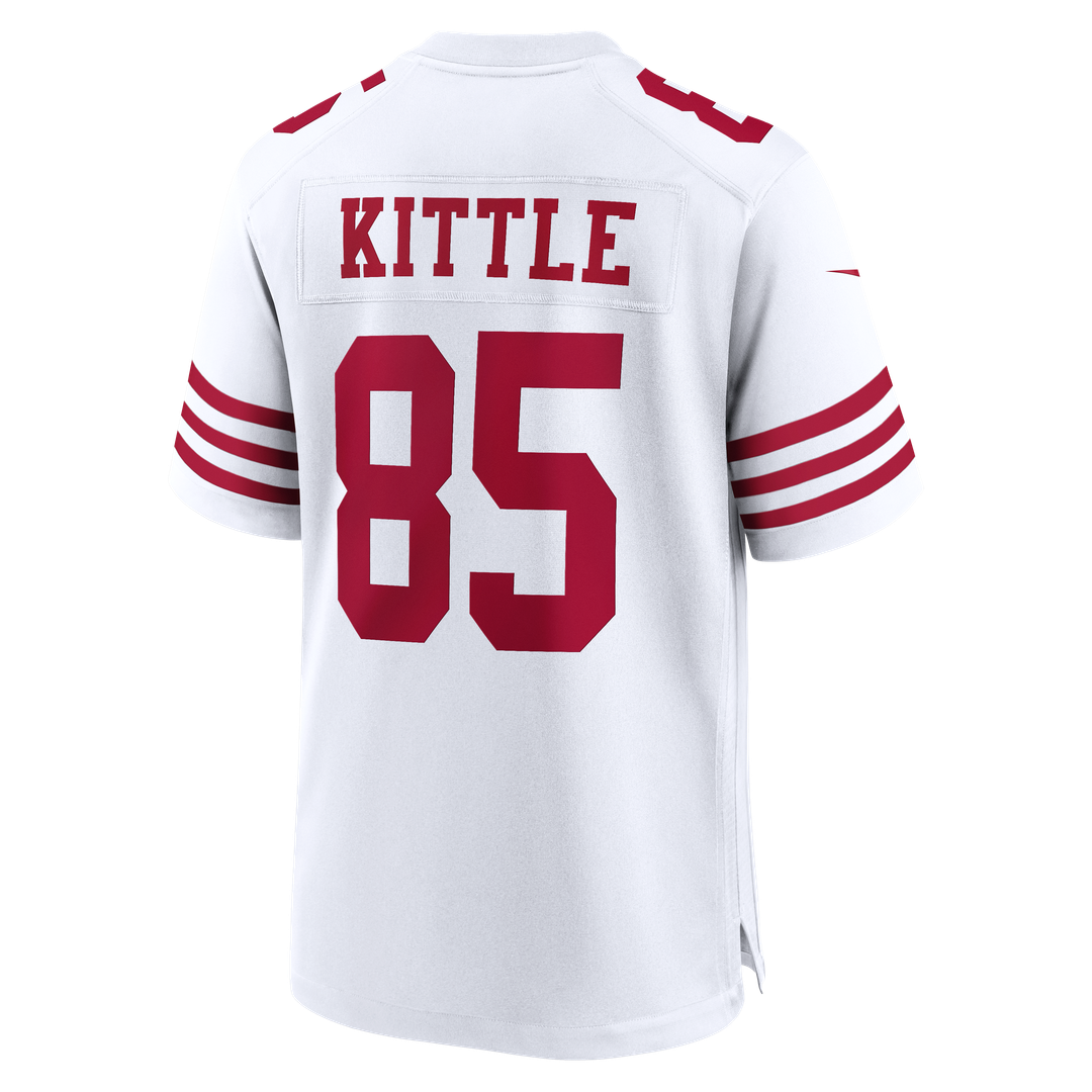 San Francisco 49ers George Kittle Scarlet 80th Anniversary Game Jersey