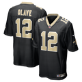 New Orleans Saints Chris Olave Black Player Game Jersey