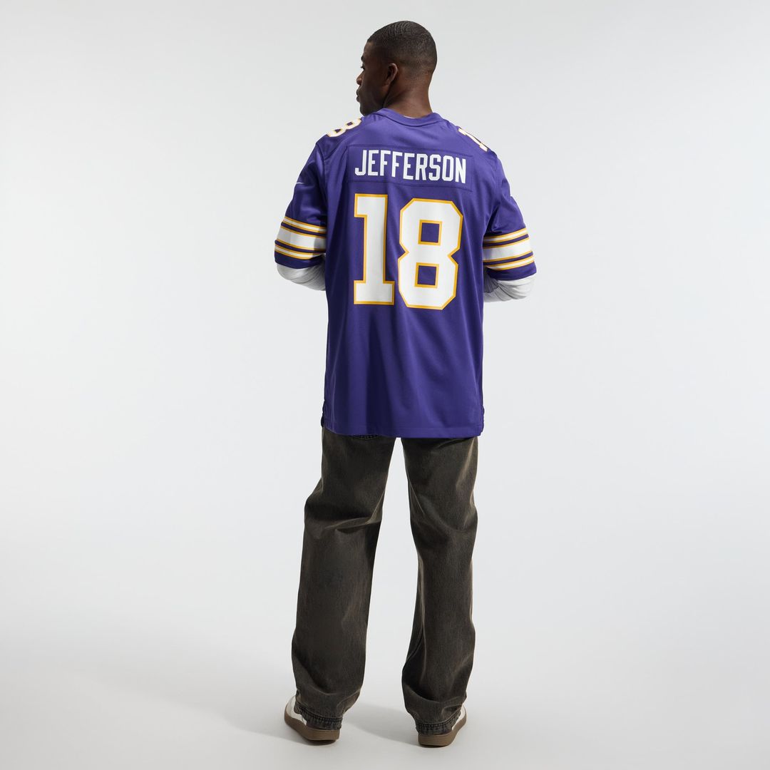 Minnesota Vikings Justin Jefferson Purple Classic Player Game Jersey
