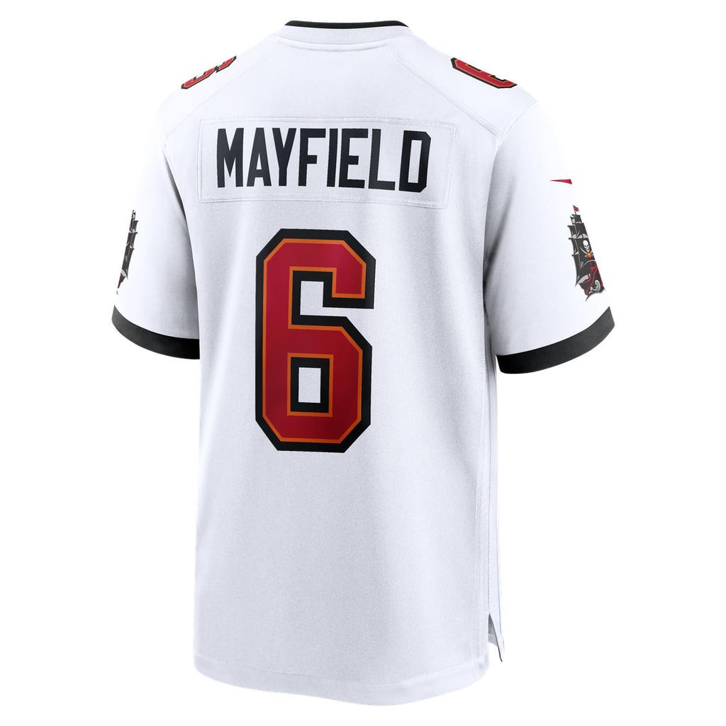 Tampa Bay Buccaneers Baker Mayfield Pewter Alternate Game Player Jersey