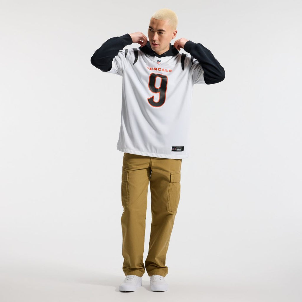 Cincinnati Bengals Joe Burrow White Game Jersey