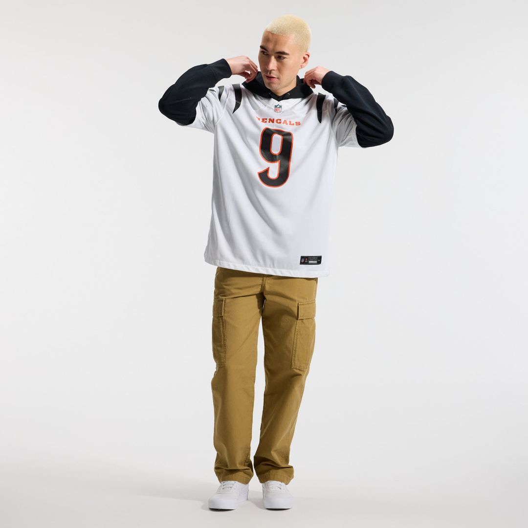Cincinnati Bengals Joe Burrow White Game Jersey