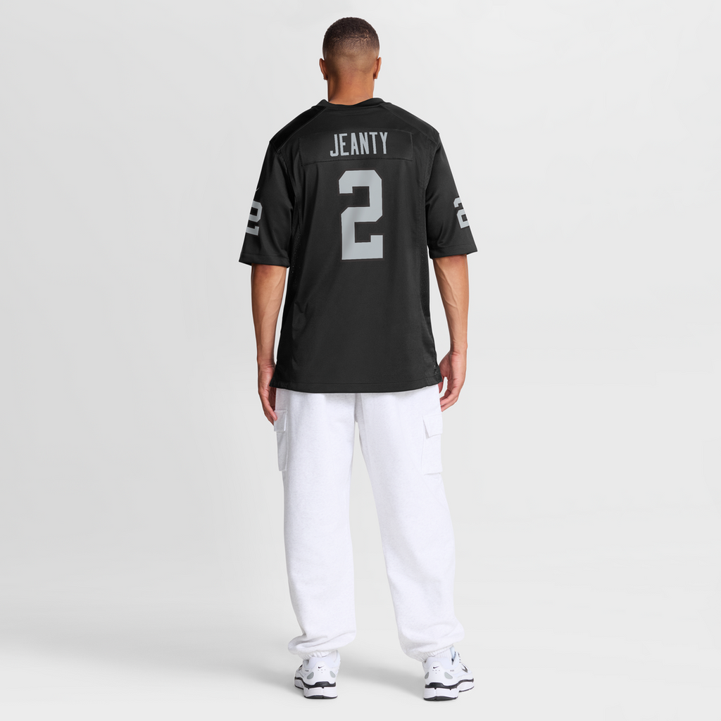 Las Vegas Raiders Ashton Jeanty Black Team Game Jersey