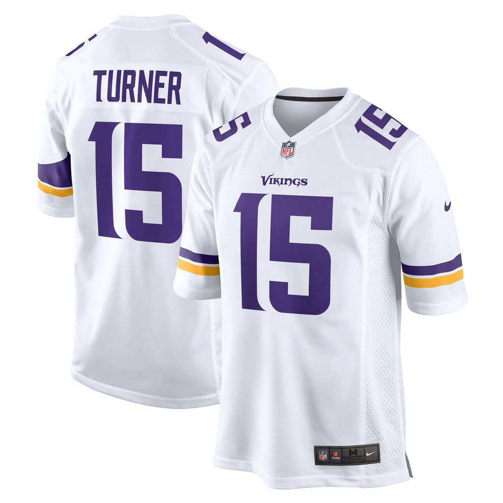 Minnesota Vikings Dallas Turner White Game Jersey