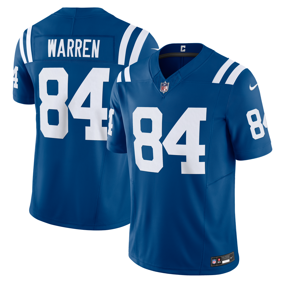 Indianapolis Colts Tyler Warren Royal Team Vapor F.U.S.E. Limited Jersey