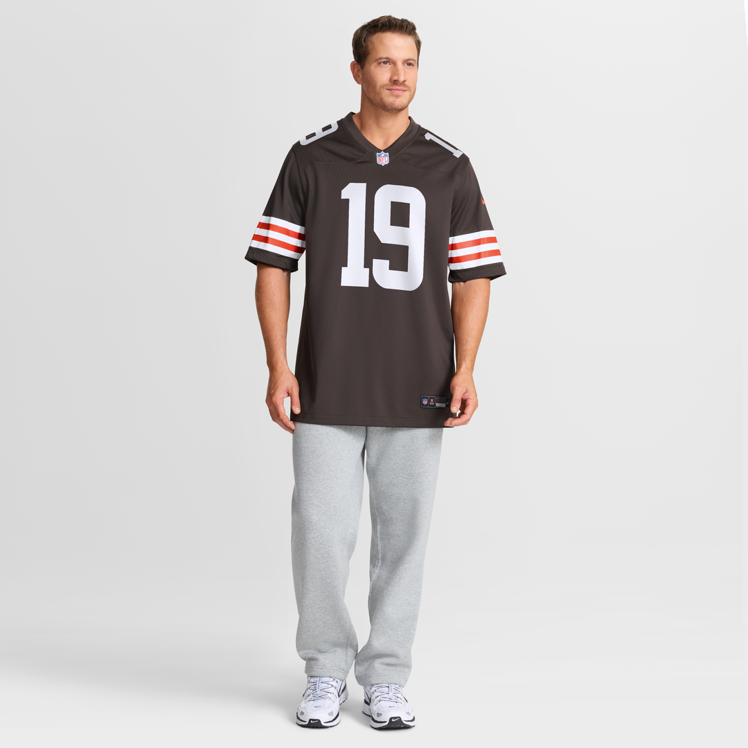 Cleveland Browns Cedric Tillman Brown Game Jersey