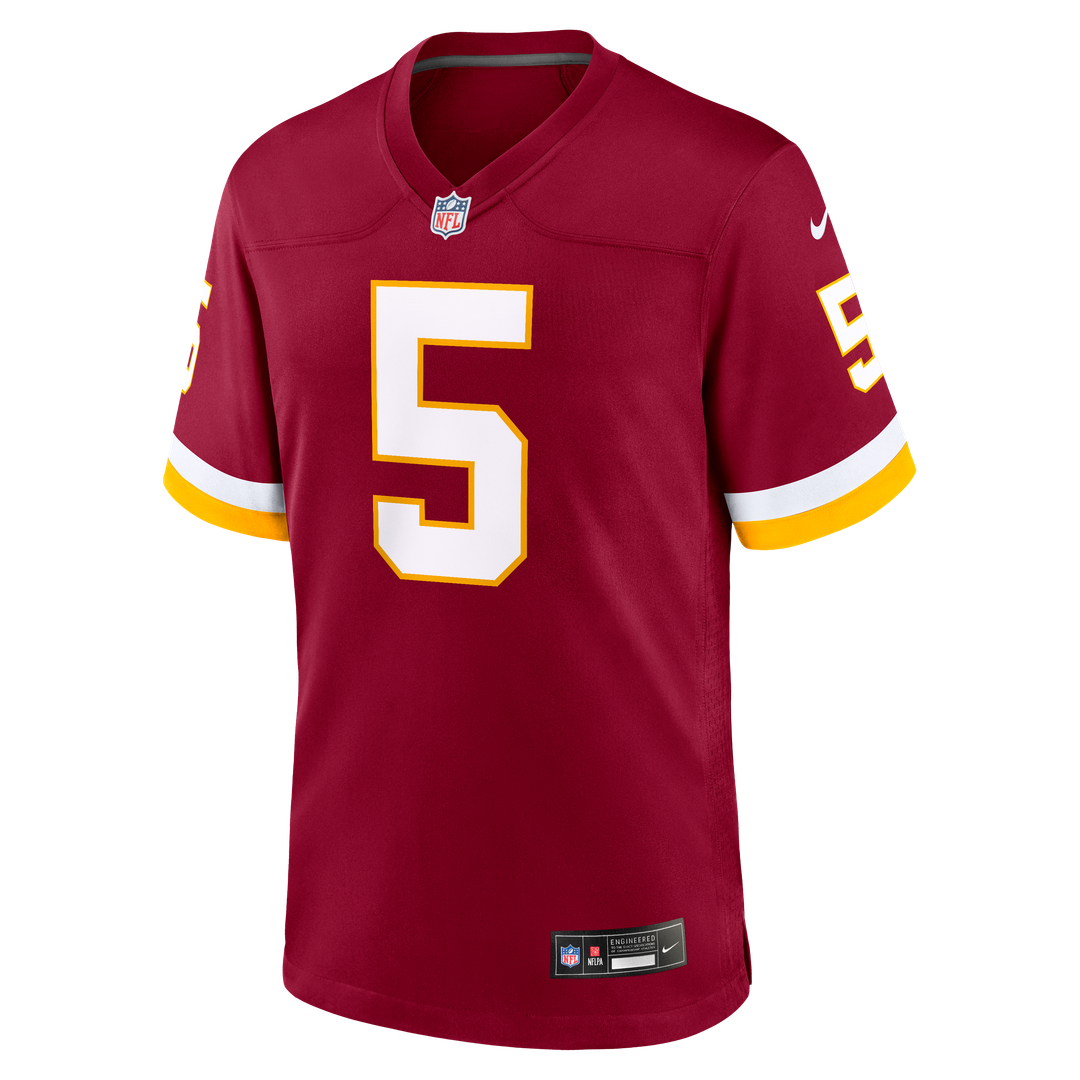Washington Commanders Jayden Daniels White Game Super Bowl Era Jersey