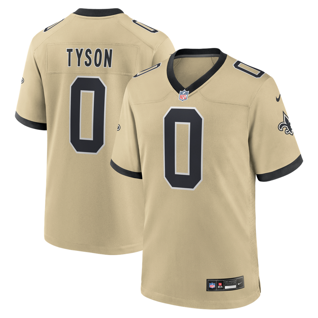 New Orleans Saints Jordyn Tyson Gold Alternate Game Jersey