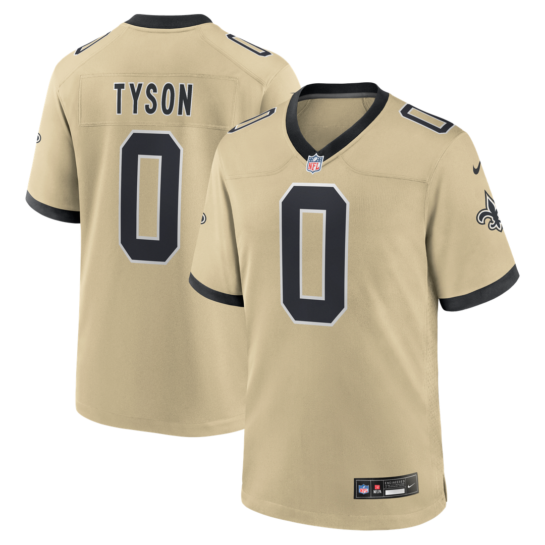 New Orleans Saints Jordyn Tyson Gold Alternate Game Jersey