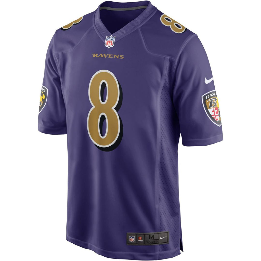 Baltimore Ravens Lamar Jackson Black Alternate Game Jersey