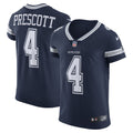 Dallas Cowboys Dak Prescott Navy Vapor Elite Player Team Jersey
