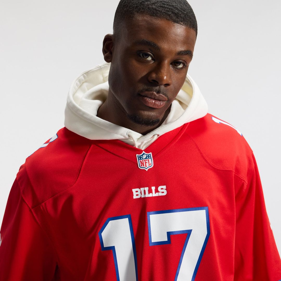 Buffalo Bills Josh Allen White Game Player Jersey