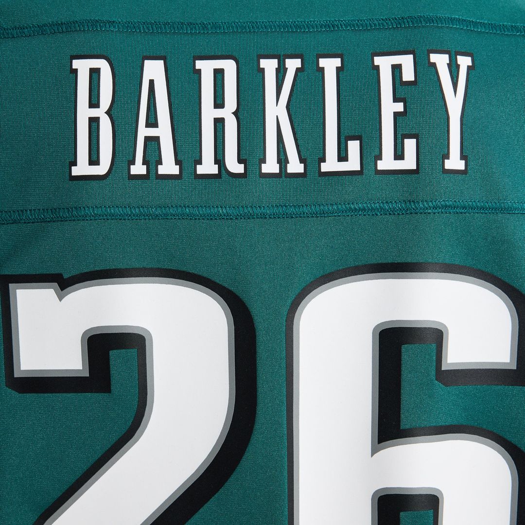 Philadelphia Eagles Saquon Barkley Kelly Green Alternate Game Jersey