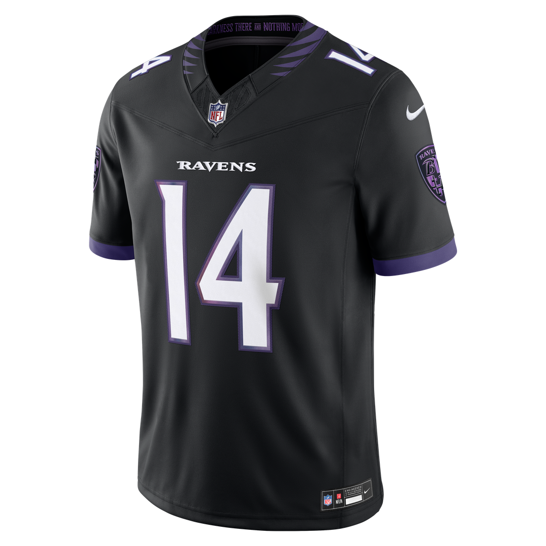 Baltimore Ravens Kyle Hamilton Purple Team Vapor F.U.S.E. Stitched Limited Jersey