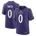 Baltimore Ravens Roquan Smith Purple Team Game Jersey