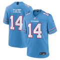 Tennessee Titans Carnell Tate Light Blue Team Game Jersey