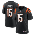 Cincinnati Bengals Charlie Jones Black Team Game Jersey